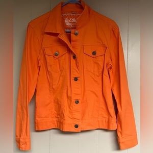 ETHYL Women’s Medium Orange Denim Jacket